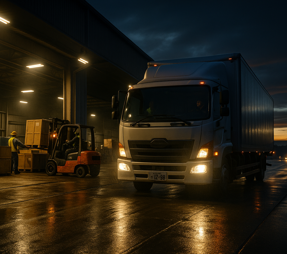 イベント撤収の為の車両が故障